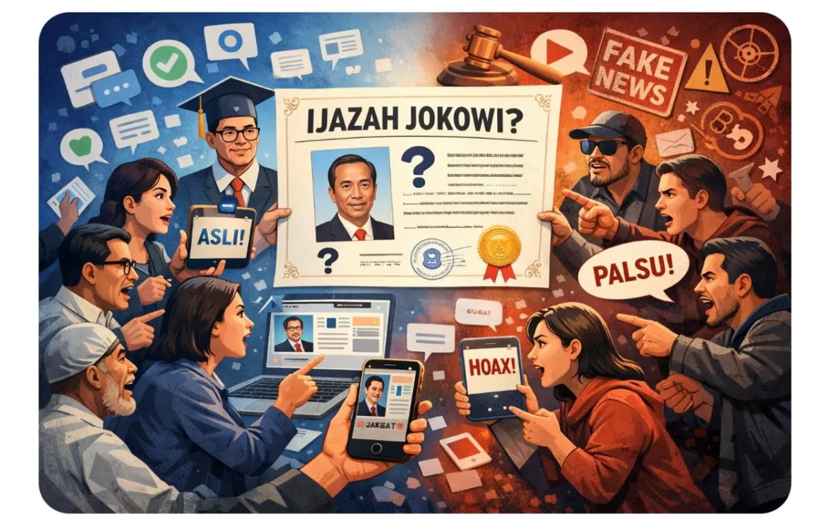 Isu Keaslian Ijazah Jokowi Kembali Menguat, Dipengaruhi Polarisasi dan Arus Narasi Digital