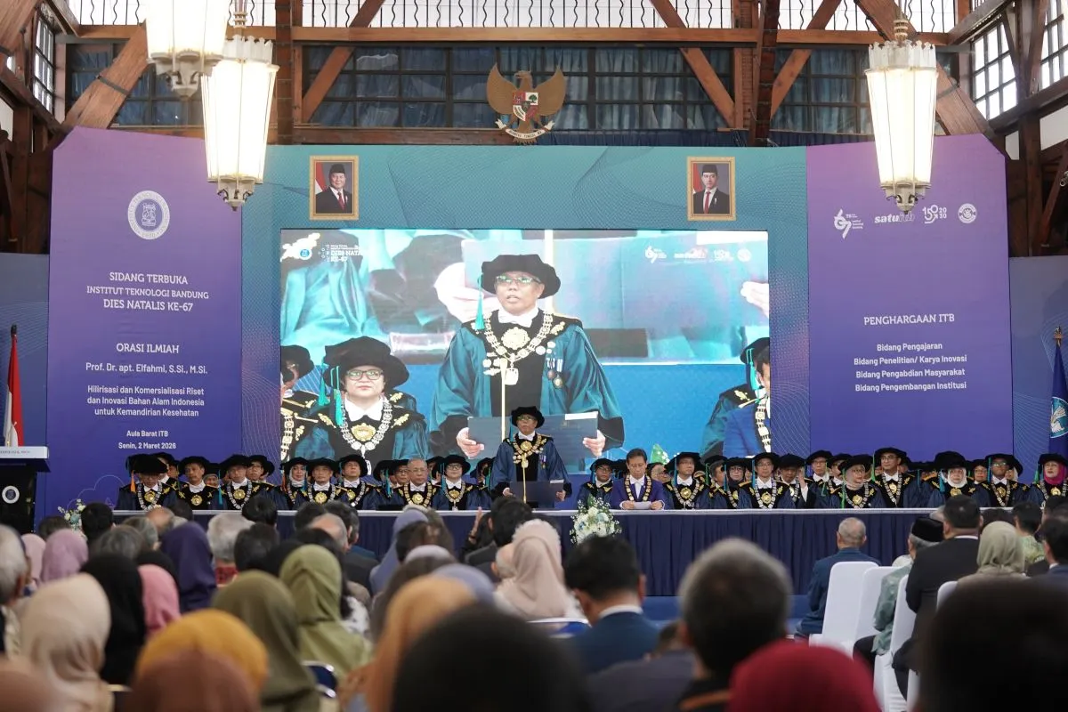 Dies Natalis ke-67 ITB: Penguatan Riset Berdampak dan Hilirisasi Bahan Alam untuk Kemandirian Kesehatan