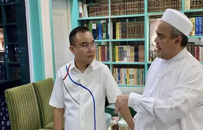 Wakil Ketua DPR Dasco dan Mensesneg Prasetyo Hadi Temui Rizieq Shihab di Petamburan