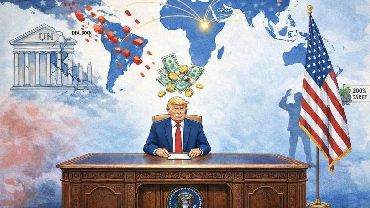 Cek Fakta: Video Trump Panik karena Takbir Saat Berpidato Ternyata Hasil Suntingan
