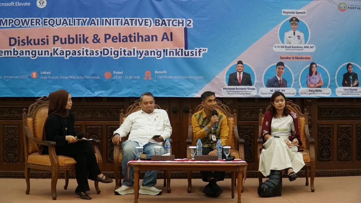 Pelatihan AI di Pontianak Dorong UMKM dan Disabilitas Perluas Akses Ekonomi Digital