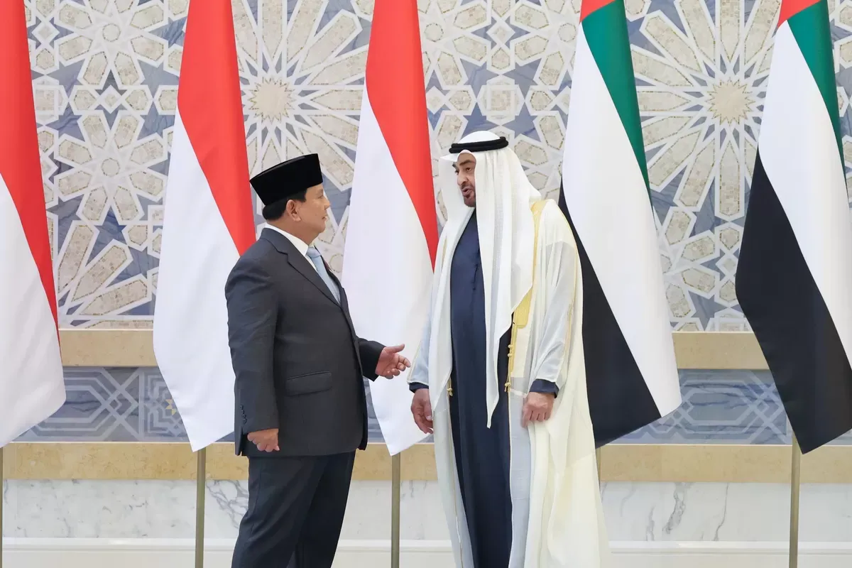 Prabowo dan MBZ Bahas Penguatan Kerja Sama Strategis Indonesia–UEA di Abu Dhabi
