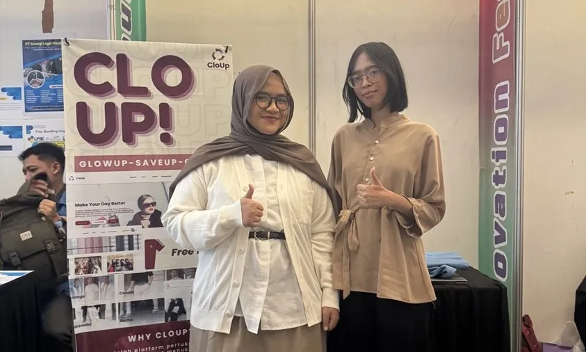 Mahasiswa Universitas Nusa Mandiri Kembangkan CloUp, Platform Tukar Pakaian Preloved untuk Kurangi Limbah Tekstil