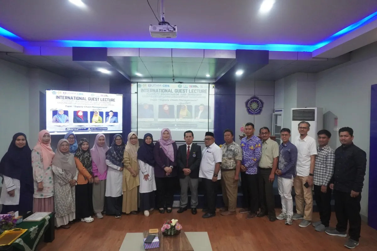 FEB Unismuh Makassar Gelar Kuliah Tamu Internasional Bahas Manajemen Rantai Pasok Global