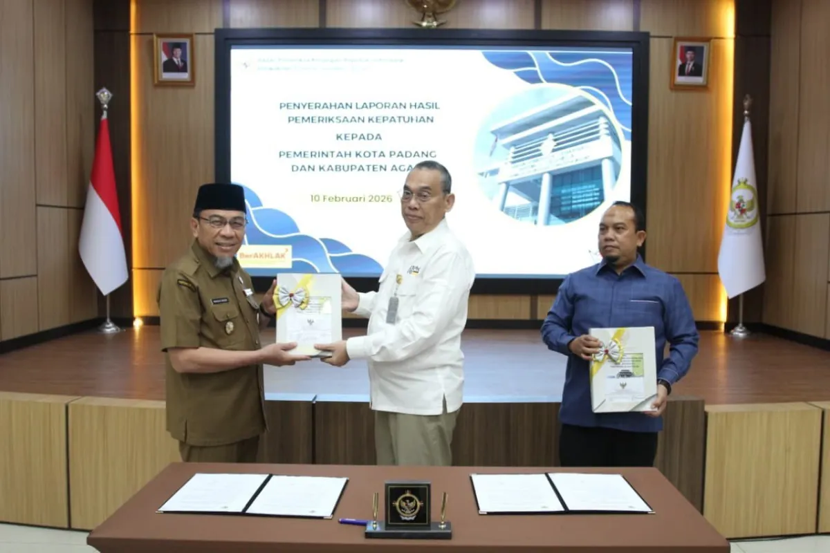 Pemko Padang Terima LHP BPK, Wawako Maigus Nasir Tegaskan Komitmen Perbaikan Tata Kelola Keuangan