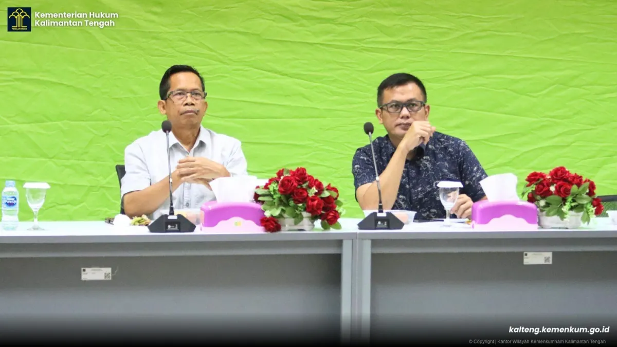 Kanwil Kemenkum Kalteng Ikuti Entry Meeting Pemeriksaan BPK atas Laporan Keuangan 2025