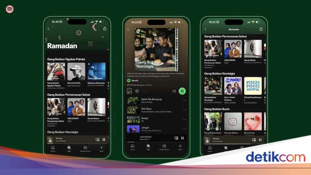 Spotify: Streaming Musik Religi di Indonesia Naik Hampir Dua Kali Lipat Selama Ramadan