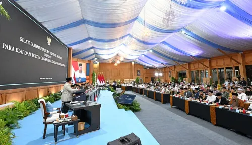 Prabowo Paparkan Strategi Diplomasi Indonesia soal Perdamaian Timur Tengah di Hadapan Ulama dan Tokoh Ormas Islam