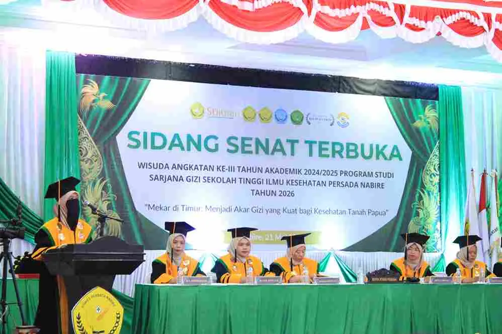 STIKES Persada Nabire Wisuda 23 Sarjana Gizi Angkatan III