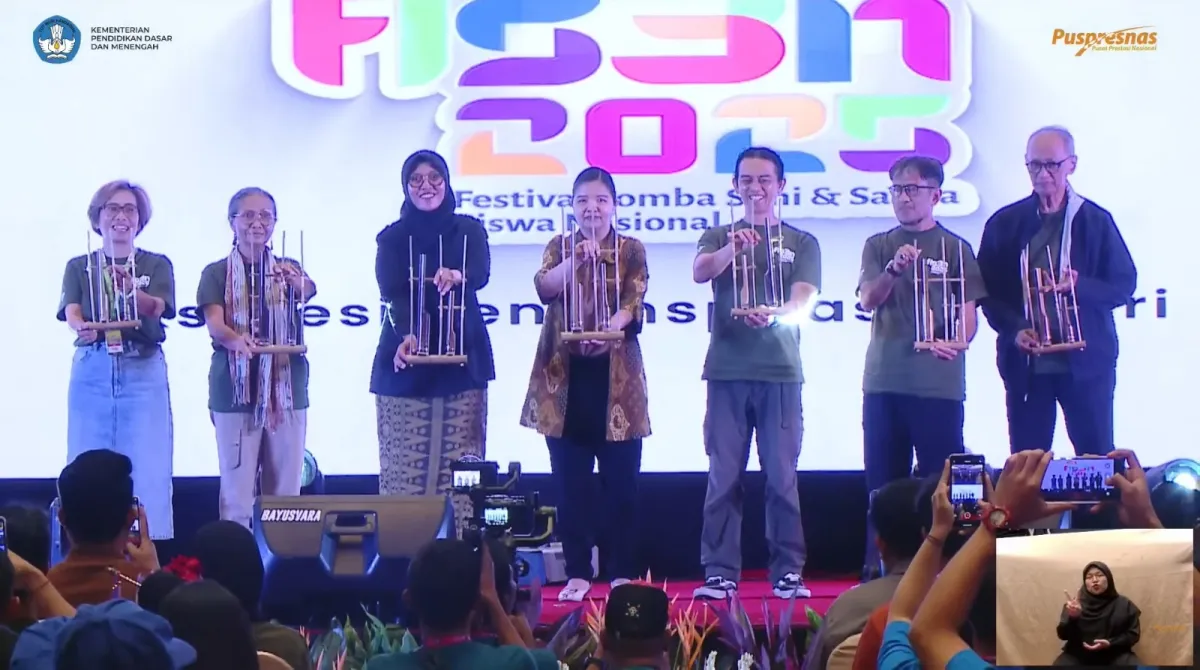 FLS3N Pendidikan Dasar 2025 Dorong Pelajar Lestarikan Budaya Lewat Seni di Sekolah