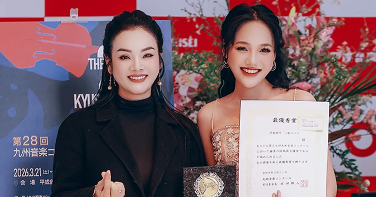 Mahasiswa Akademi Musik Nasional Vietnam Raih Prestasi di Kompetisi Musik Kyushu di Jepang