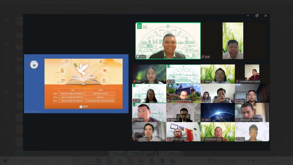 HWPL Gelar Doa Bersama Lintas Agama di Indonesia, Serukan Perdamaian di Tengah Konflik Global