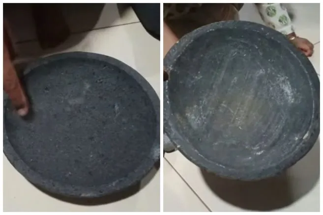 Trik Membedakan Cobek Batu Asli dan Palsu dengan Garam, Tanpa Perlu Direndam Air