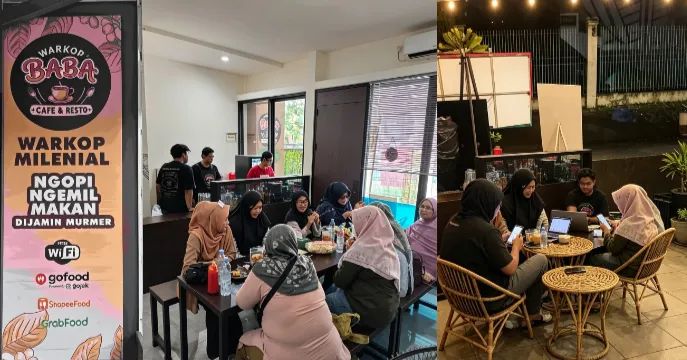 Warkop Baba Cirendeu Tarik Minat Mahasiswa dan Warga, Tawarkan Menu Nusantara hingga Karaoke Gratis