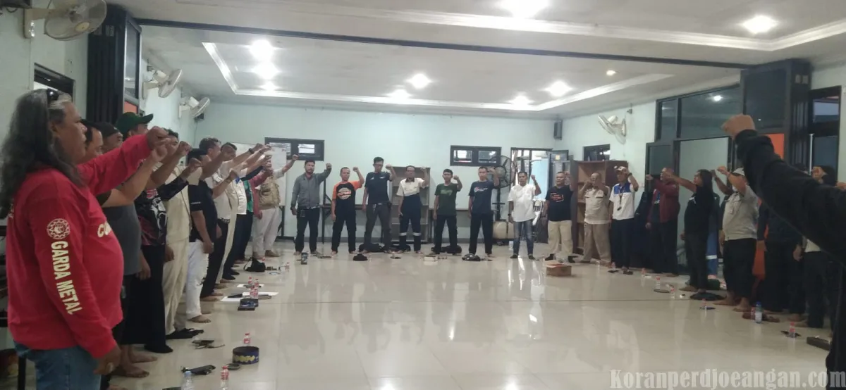 Garda Metal Luar Kawasan Gelar Rapat Koordinasi Jelang Rakerda Garda Metal Bekasi