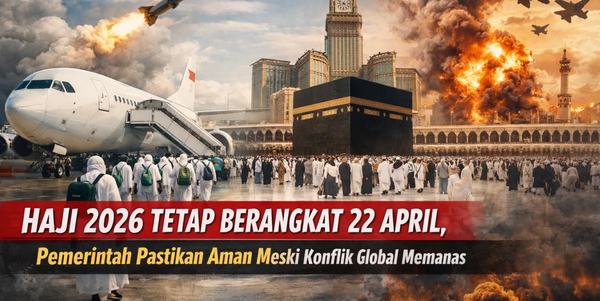 Pemerintah Pastikan Keberangkatan Haji 2026 Tetap 22 April Meski Situasi Global Memanas