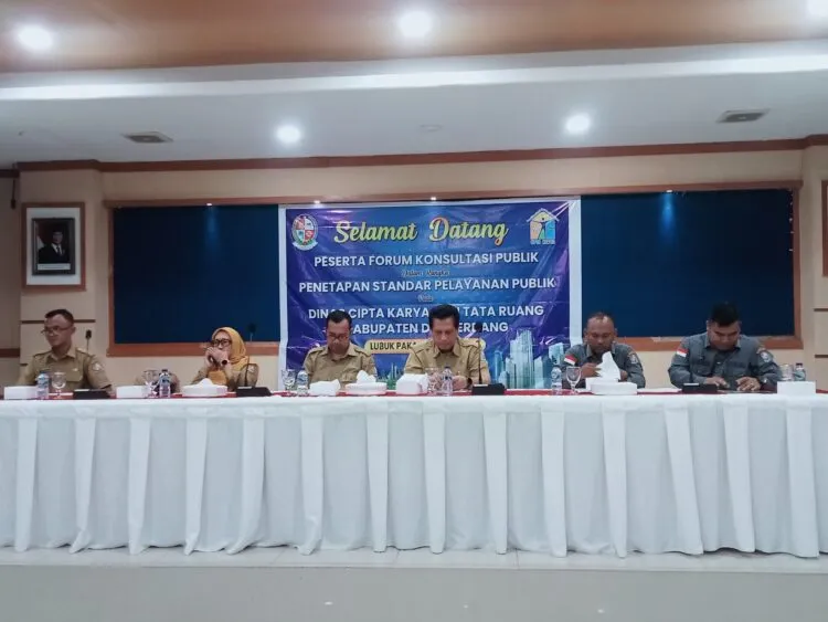 Dinas CKTR Deliserdang Gelar Forum Konsultasi Publik untuk Penetapan Standar Pelayanan