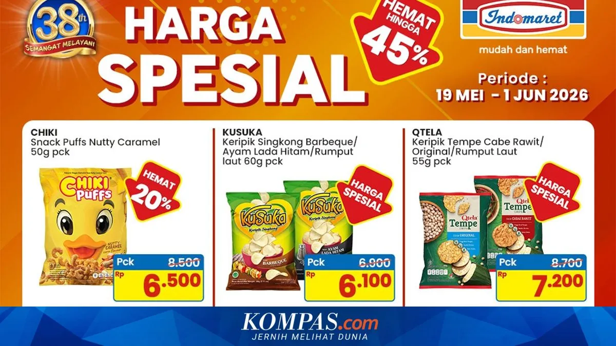 Promo Indomaret 19 Juni 2026: Diskon Beragam Produk Kebutuhan Rumah Tangga dan Bahan Dapur