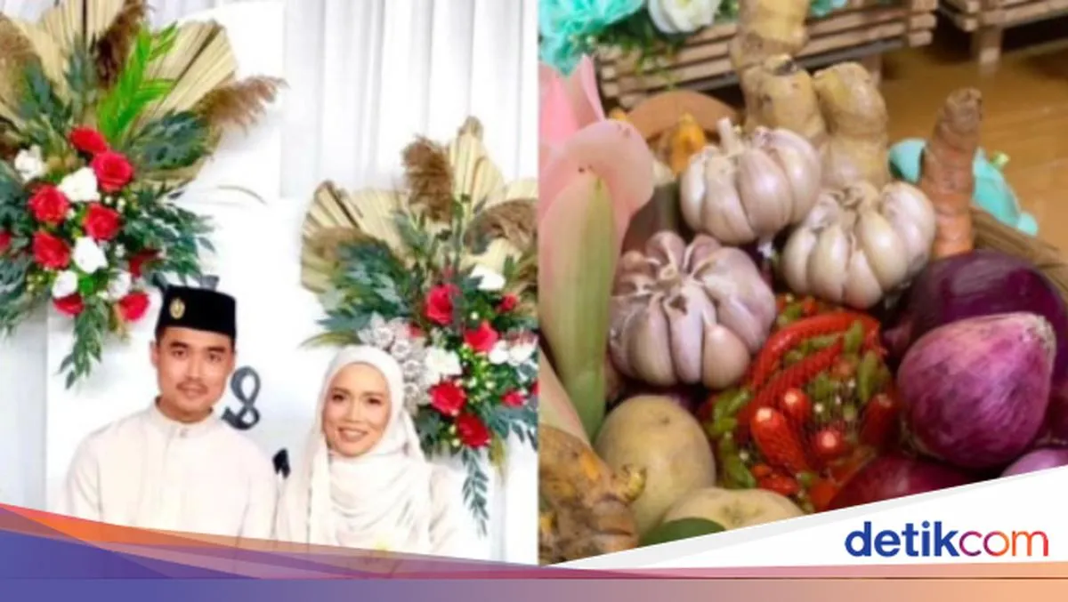 Viral di Malaysia, Pasangan Pengantin Pilih Seserahan Bumbu Dapur dan Gelar Pernikahan Sederhana