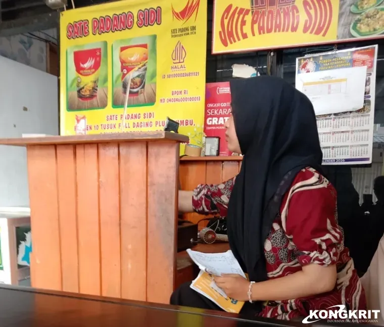 Sate Padang Sidi di Tanjung Karang Bertahan Sejak 1970 dan Masih Jadi Pilihan Warga Bandar Lampung