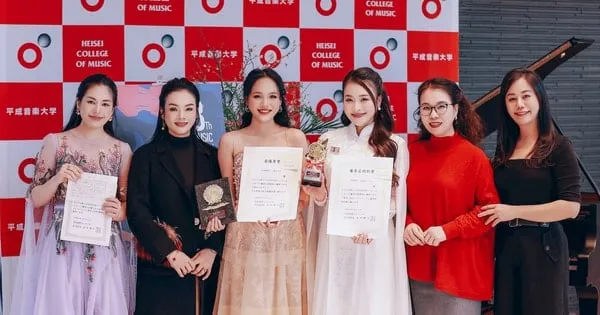 Penyanyi Muda Vietnam Raih Hadiah Pertama Kategori Vokal di Kompetisi Musik Kyushu Jepang