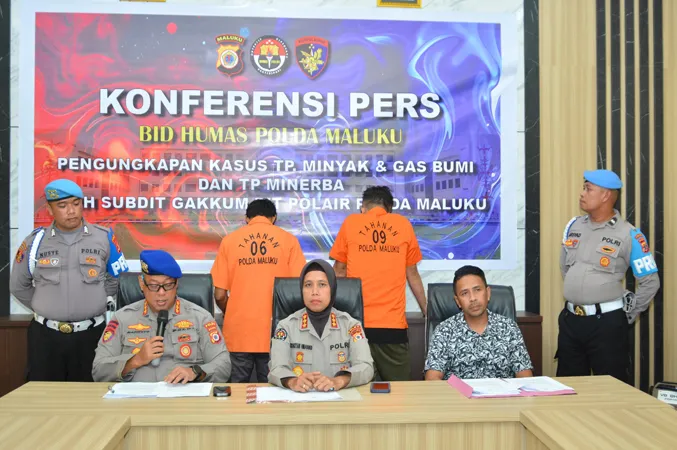 Polda Maluku Ungkap Tiga Kasus Migas dan Minerba Ilegal Sejak Juli 2025