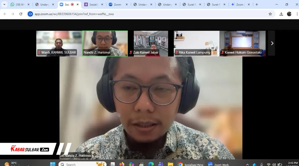 Kanwil Kemenkum Sulbar Siap Terapkan Rebuild Aplikasi Apostille–Legalisasi Mulai 13 April 2026
