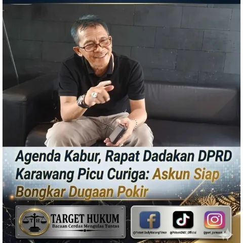 Rapat Dadakan Pimpinan DPRD Karawang Beragenda “Isu yang Berkembang” Disorot di Tengah Polemik Dugaan Ijon Pokir