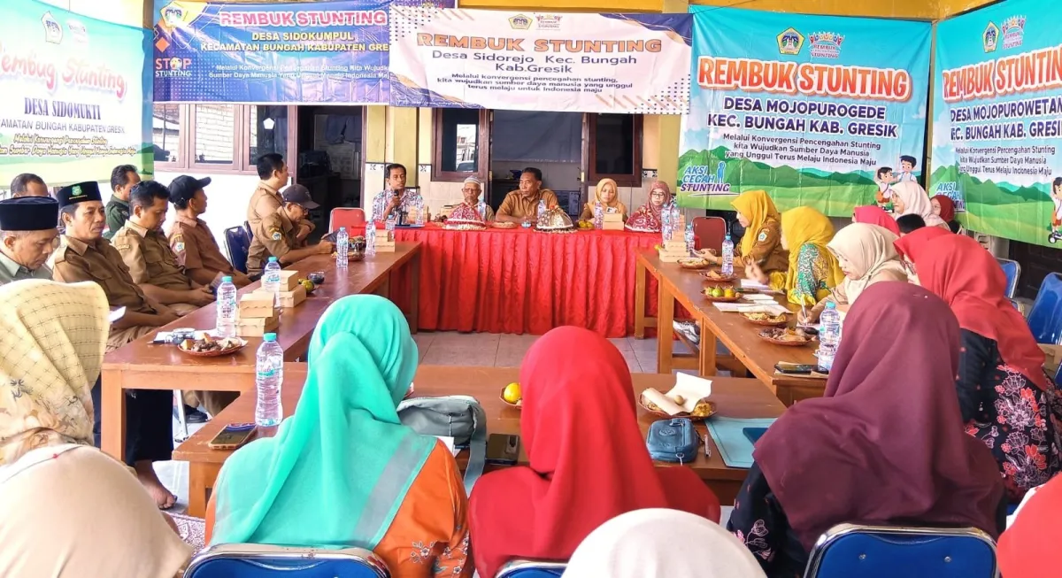 Lima Desa di Bungah Gresik Gelar Rembuk Stunting, Perkuat Program Gizi dan Edukasi Balita