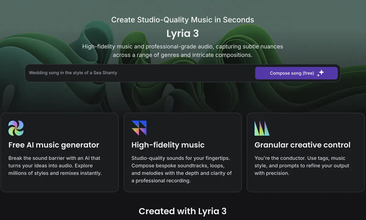 Google Rilis Lyria 3 Pro di Gemini, Durasi Musik Kini Bisa hingga Tiga Menit
