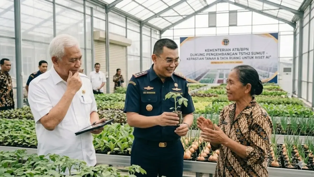 Wamen Ossy Dermawan Dukung Pengembangan Kawasan TSTH2 Sumatera Utara, Pastikan Legalitas Tanah untuk Riset Pertanian Berbasis AI