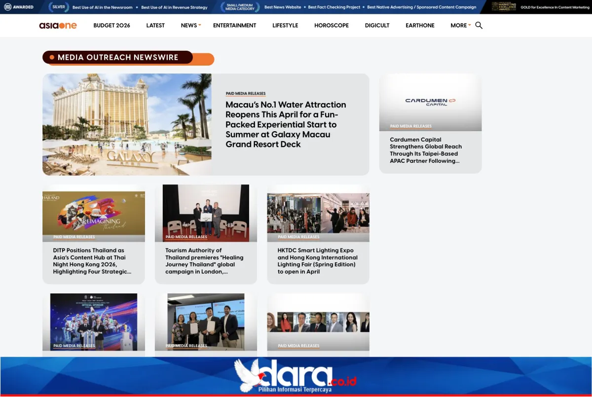 Media OutReach Newswire Jalin Kemitraan Konten dengan AsiaOne untuk Perluas Jangkauan di Singapura
