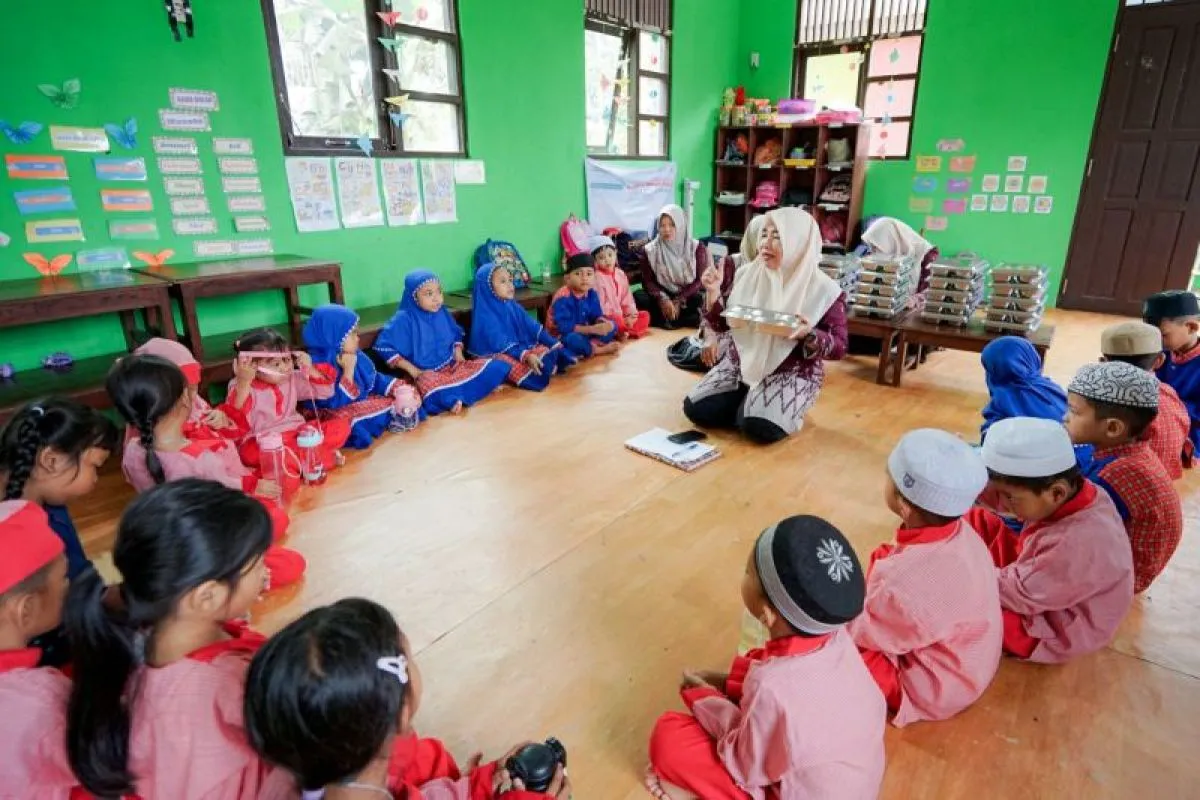 Program PASTI Adaro–YABN Lakukan Intervensi Gizi Anak di Desa Hayup Tabalong