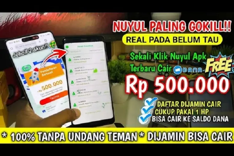 Aplikasi Penghasil Uang Asal India Ramai Dibahas, Klaim Bisa Tarik Saldo ke Dana Tanpa Ajak Teman