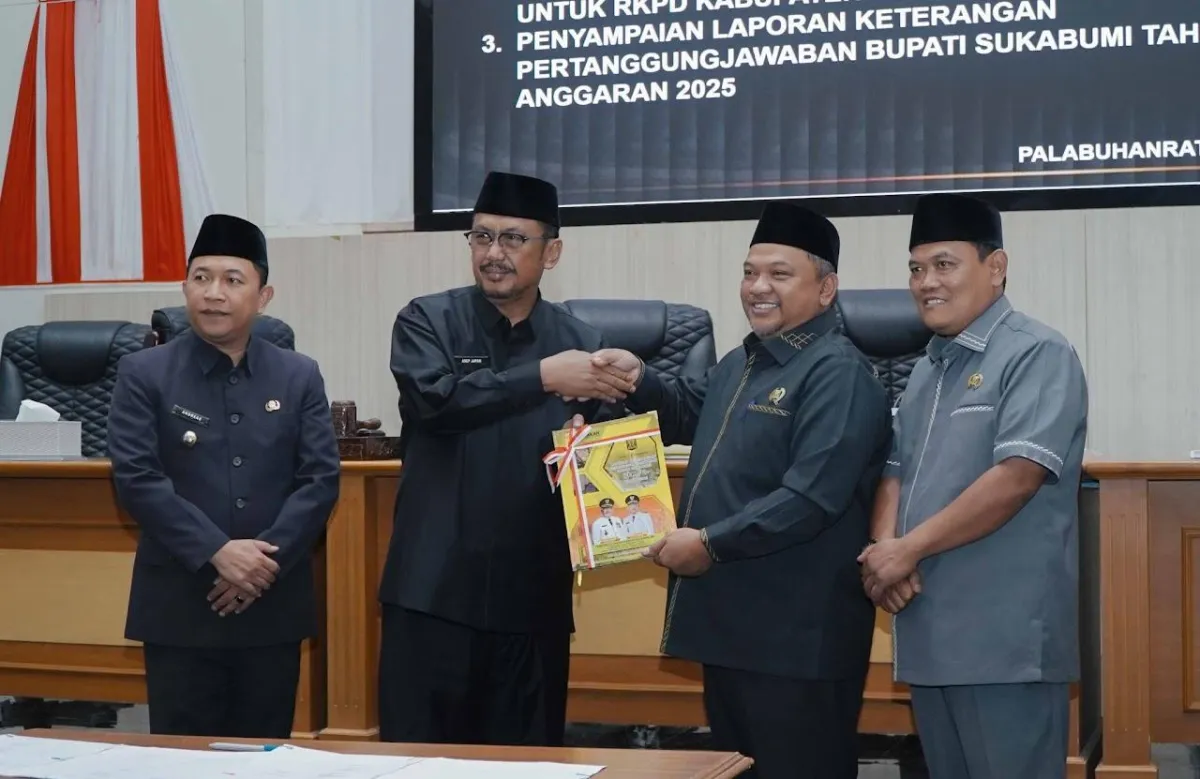 DPRD Sukabumi Gelar Paripurna 2/2026, Bahas Laporan Reses, Pokok Pikiran RKPD 2027, dan LKPj Bupati 2025