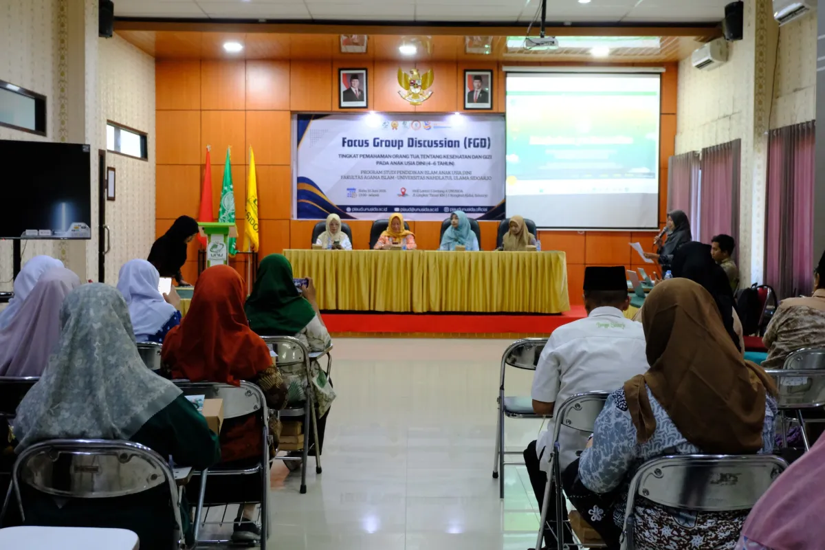 PIAUD UNUSIDA Gelar FGD Bahas Pemahaman Orang Tua soal Kesehatan dan Gizi Anak Usia Dini