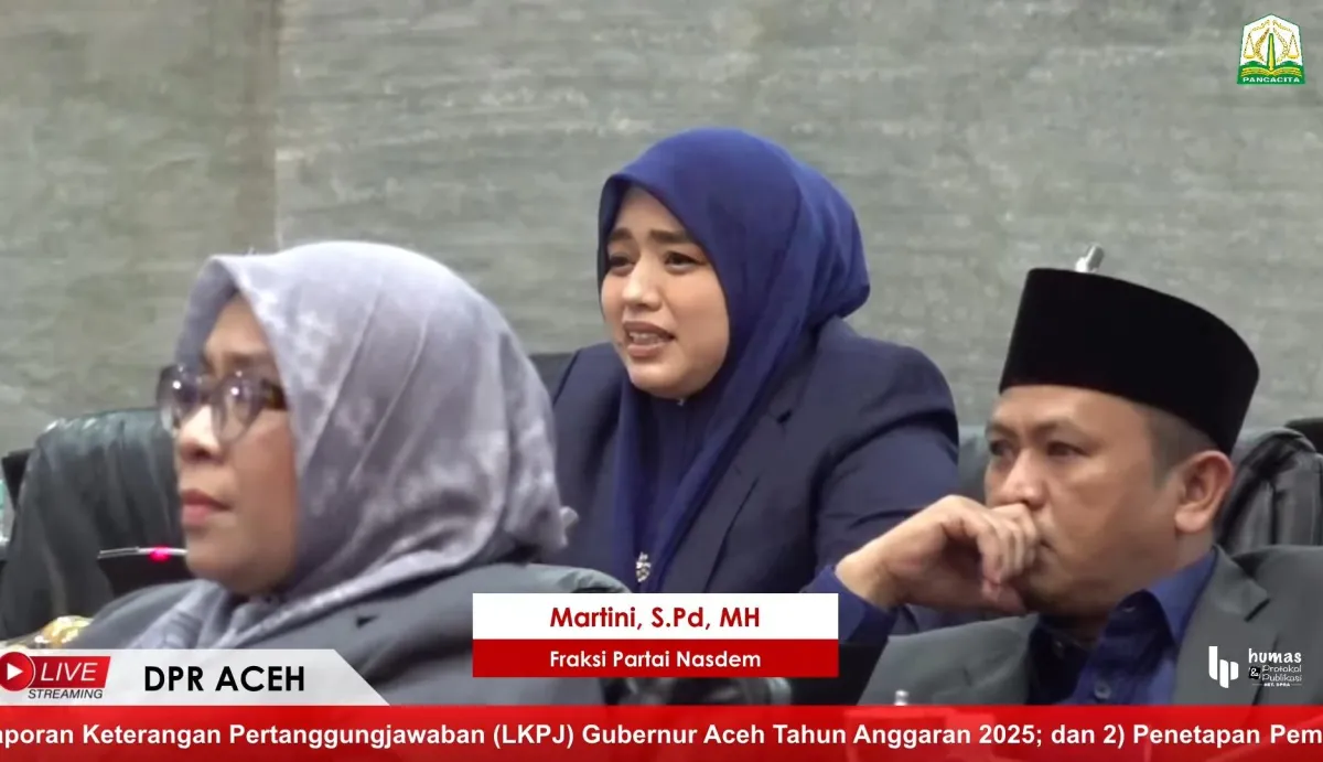 Martini Ungkap Pokir Rp4 Miliar per Anggota DPRA, Minta Dokumen Dipublikasikan demi Transparansi