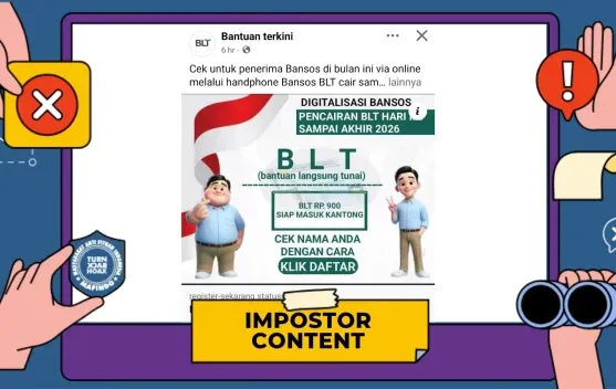Tautan Pendaftaran BLT Kesra 2026 di Facebook Dipastikan Hoaks, Warga Diminta Waspada