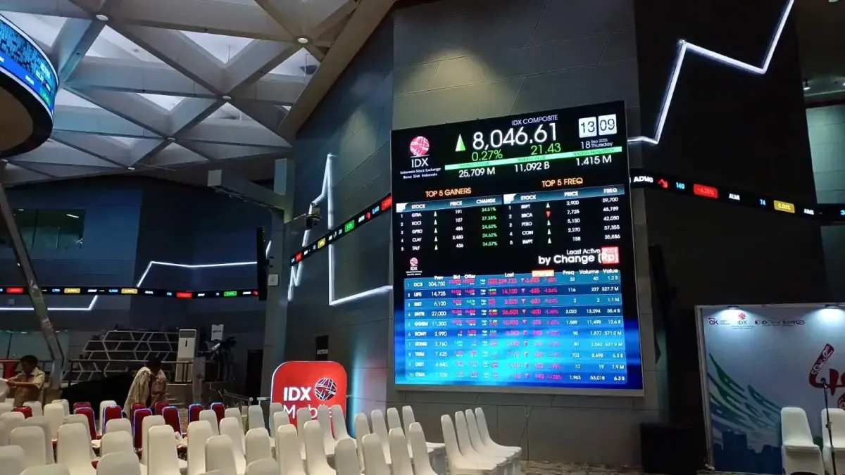 BEI Catat Perdagangan Saham Sepekan Ditutup Menguat, IHSG Naik 0,72%