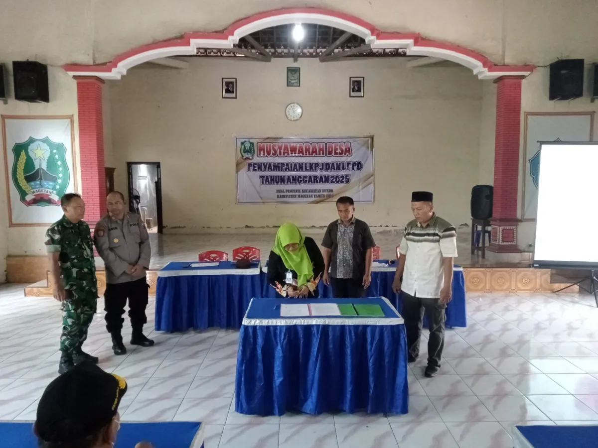 Pemdes Pingkuk Bendo Gelar Musdes, Sampaikan LKPJ dan LPPD Tahun Anggaran 2025