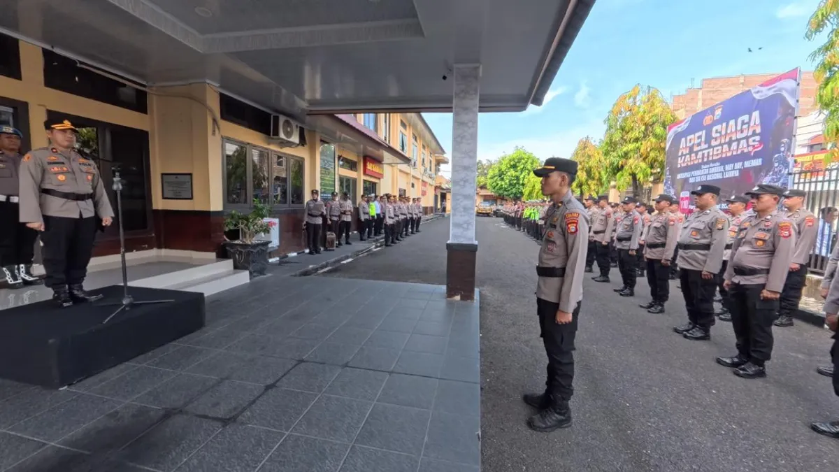 Polres Parepare Gelar Apel Siaga Kamtibmas Jelang Sejumlah Agenda Nasional