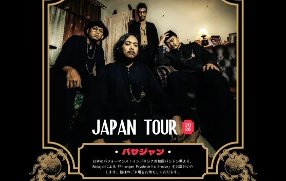 Basajan Umumkan Japan Tour 2026 dengan Konsep Priangan Psychedelic Groove