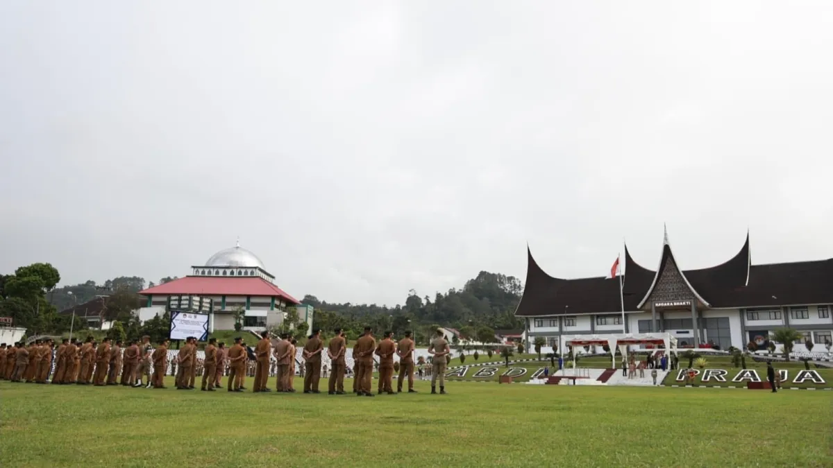 73 Wali Nagari Tanah Datar Ikuti Retret di IPDN Sumbar, Hari Pertama Diisi Gladi Resik dan Upacara Makan