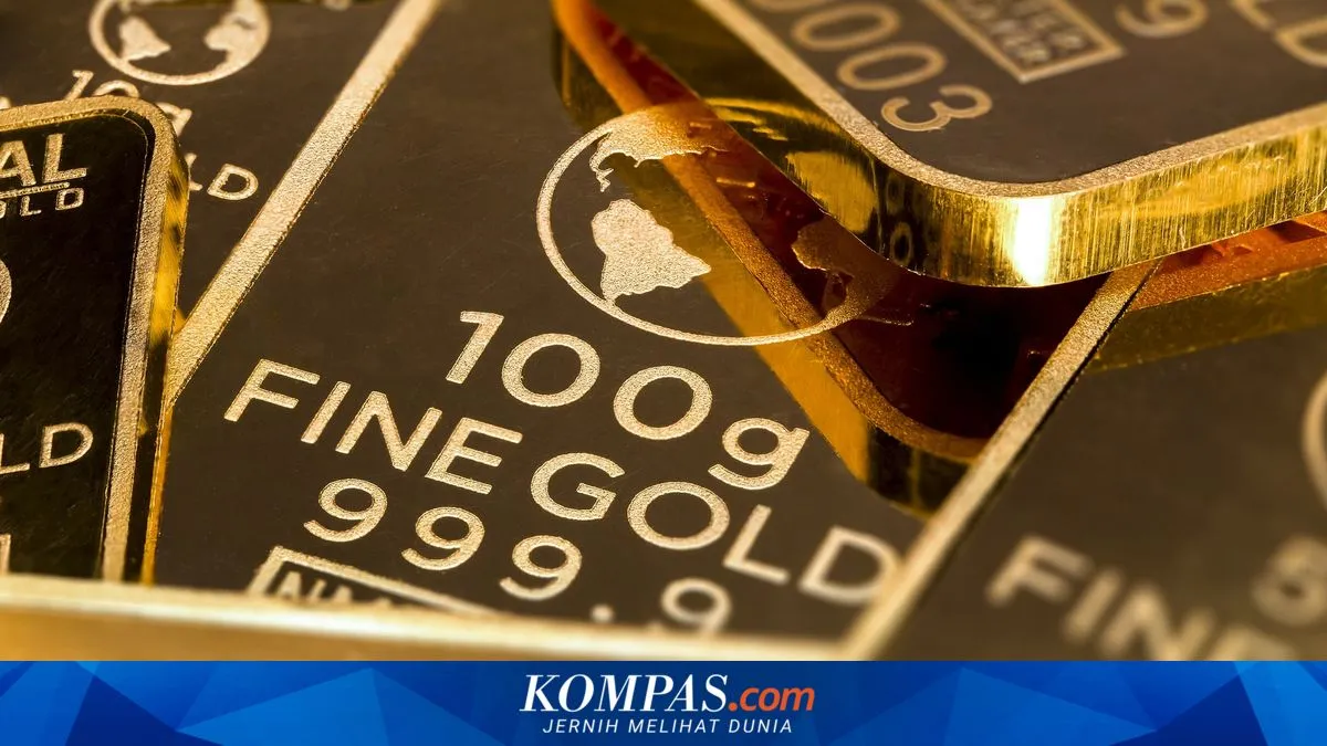 Harga Emas Dunia Anjlok 11 Persen dalam Sepekan di Tengah Konflik Iran