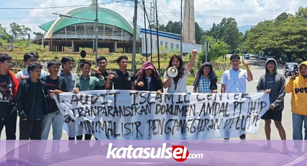Demo AMPLi di Luwu Timur Blokir Jalan Trans Sulawesi, Tuntut Keterbukaan AMDAL dan Audit Anggaran Islamic Center