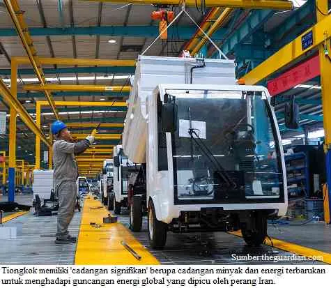 Tiongkok Klaim Siap Hadapi Krisis Energi Global di Tengah Lonjakan Harga Minyak