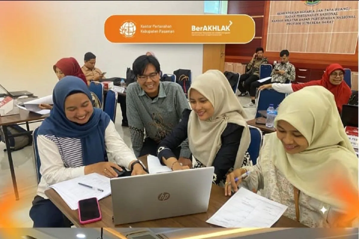 Kantor Pertanahan Pasaman Ikuti Pendampingan Penyusunan Laporan Keuangan 2025