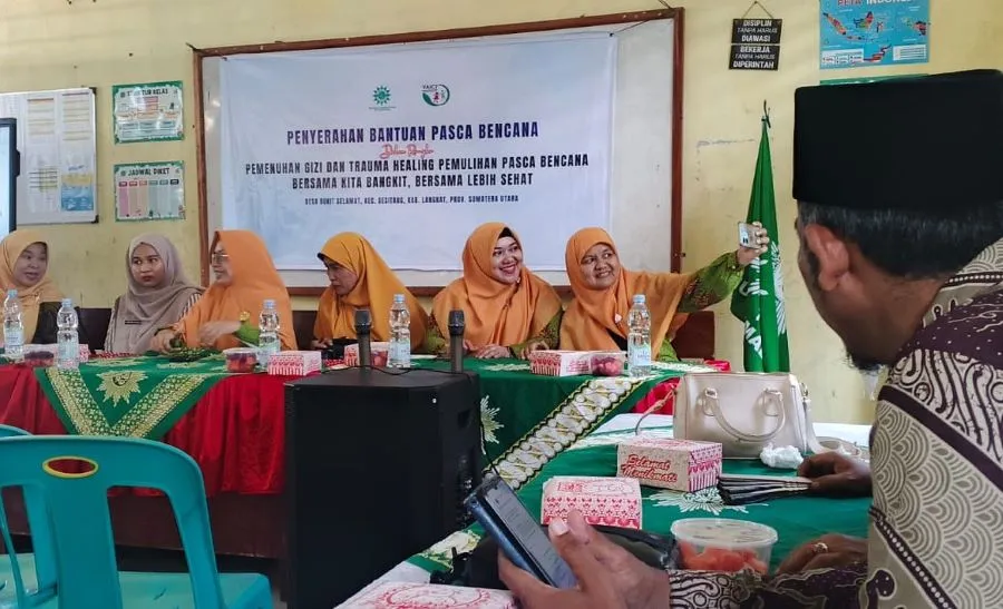 YAICI dan Aisyiyah Gelar Edukasi Gizi Pascabencana di Besitang, Fokus pada Ibu dan Balita