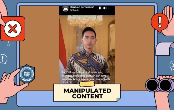 Cek Fakta: Video Klaim Gibran Umumkan Dana Hibah dari Arab Saudi Disebut Hoaks dan Berindikasi Rekayasa AI