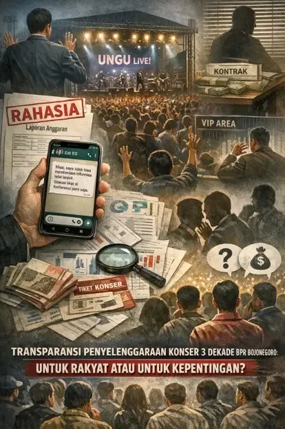 Transparansi EO Peringatan HUT ke-3 Dekade BPR Bojonegoro Disorot Warga